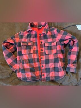 3/$10 Columbia Fleece-Lined Flannel Shacket
